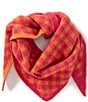 Anna & Ava Checked Triangle Scarf Wrap - Image 1
