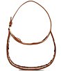 Anna & Ava Clear Crescent Mini Hobo Bag - Image 1