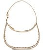 Anna & Ava Clear Crescent Mini Hobo Bag - Image 1