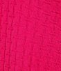 Color:Pink - Image 4 - Knit Collared Top