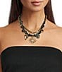 Anna & Ava Cord Charm Statement Collar Necklace - Image 2
