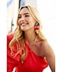 Anna & Ava Cord Short Multi-Strand Necklace, Color:Pink/Gold - Image 2