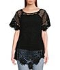 Anna & Ava Crochet Sleeveless Tunic - Image 1