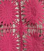 Anna & Ava Cropped Sunflower Lace Topper, Color:Rose Pink - Image 4