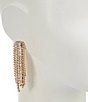 Anna & Ava Crystal Rhinestone Multi Chain Chandelier Earrings, Color:Gold/Crystal - Image 2