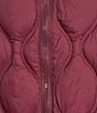 Anna & Ava Curve Quilted Vest, Color:Burgundy - Image 4