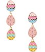 Anna & Ava Easter Egg Linear Earrings - Image 1