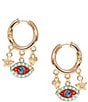 Anna & Ava Evil Eye Huggie Hoop Earrings - Image 1