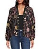 Anna & Ava Floral Stud Kimono - Image 1