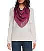 Anna & Ava Fringe Triangle Scarf - Image 3