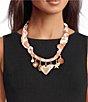 Anna & Ava Game Day Charm Scarf Statement Necklace - Image 2