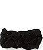 Anna & Ava Knit Braid Embellished Headband, Color:Black - Image 1