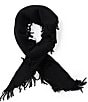Anna & Ava Knit Triangle Fringe Scarf Wrap - Image 1