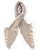 Anna & Ava Knit Triangle Fringe Scarf Wrap - Image 2
