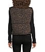 Anna & Ava Leopard Quilted Vest, Color:Leopard - Image 2
