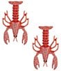 Anna & Ava Lobster Drop Earrings - Image 1