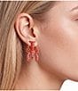 Anna & Ava Lobster Resort Rhinestone Drop Earrings - Image 2