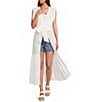Anna & Ava Long Eyelet Bow Tunic - Image 4