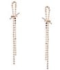 Anna & Ava Long Knot Drop Earrings - Image 1