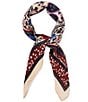 Anna & Ava Mixed Floral Small Square Scarf - Image 1