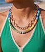 Anna & Ava Mixed Media Resort Short Multi Strand Chain Necklace Set - Image 2
