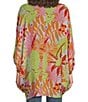 Anna & Ava Multi Tropical Print Kimono, Color:Multi - Image 2