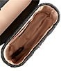 Anna & Ava Odette Straw Bamboo Top Handle Train Case Bag - Image 3