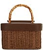 Anna & Ava Odette Straw Train Case - Image 1