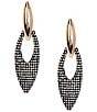 Anna & Ava Pave Drop Earrings - Image 3