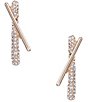 Anna & Ava Pave Stick Drop Earrings - Image 1