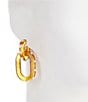 Anna & Ava Resin Oversized Link Drop Pearl Earrings - Image 2