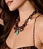Anna & Ava Scarf Statement Charm Necklace - Image 2