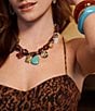 Anna & Ava Scarf Statement Charm Necklace - Image 3