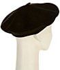 Anna & Ava Solid Basic Beret Hat, Color:Black - Image 2