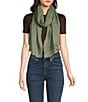 Anna & Ava Solid Scarf Wrap with Fringe, Color:Olive - Image 1
