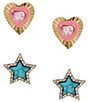 Anna & Ava Star And Heart Stud Earring Set - Image 1
