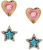 Anna & Ava Star And Heart Stud Earring Set - Image 1