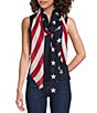 Anna & Ava Stars and Stripes Scarf Wrap - Image 1