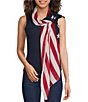 Anna & Ava Stars and Stripes Scarf Wrap - Image 2