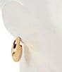 Anna & Ava Textured 3D Teardrop Puffy Sculptural Drop Earrings, Color:Gold - Image 2