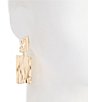 Anna & Ava Textured Rectangle Drop Earrings - Image 2