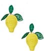 Anna & Ava Thread Wrapped Lemon Statement Drop Earrings,All Products : American Fashion Style Bags On Sale