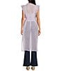 Anna & Ava Tufted Swiss Dot Tie Front Tunic - Image 3