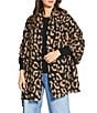 Anna & Ava Two Tone Leopard Scarf Wrap, Color:Neutral - Image 1