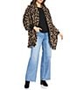 Anna & Ava Two Tone Leopard Scarf Wrap, Color:Neutral - Image 3