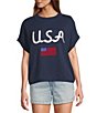 Anna & Ava U.S.A Script Cropped Pullover,All Products : American Fashion Style Bags On Sale Anna & Ava U.S.A Script Cropped Pullover,All Products : American Fashion Style Bags On Sale