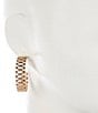 Anna & Ava Watch Chain Hoop Earrings, Color:Gold - Image 2