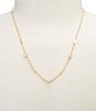 Anna & Ava Waterproof Bar & Stone Collar Necklace - Image 1