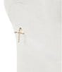 Anna & Ava Waterproof Cubic Zirconia Stone Cross Drop Earrings, Color:Gold/Crystal - Image 2