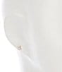 Anna & Ava Waterproof Delicate CZ Stone Hoop and Stud Earring Set, Color:Crystal - Image 2